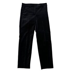 LOFT‎ The Riviera Slim Velvet Pants Black Women's Size 0